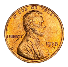 1978 Lincoln Memorial Cent - £0.78 GBP