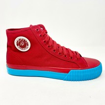 PF Flyer Center Hi Red Blue Mens Retro Casual Sneakers PM12OH1V - £45.78 GBP