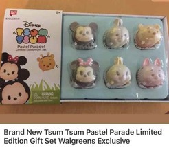 Disney Tsum Tsum Pastel Parade! Limited Edition Gift Set Minnie Mickey Pooh - £11.85 GBP