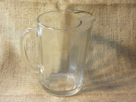 Clear Water Pitcher, Early Mid Century Pitcher, Kitchen Pitcher, Glass Pitcher - £23.59 GBP