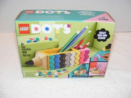 Nib Lego Dots 476 Pcs Building Set Pencil Holder - £10.38 GBP