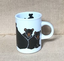 Mark Tetro Bear Coffee Mug Cup Mama Grizzly With Cubs Made In Canada Cer... - $15.84