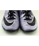 Nike Mercurial Youth Girls Shoes Size 3.5 M Purple Soccer Synthetic - £17.31 GBP