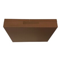 Louis Vuitton Large Brown Gift Box 14.5x13.75x2.75 Storage Packaging Case image 3