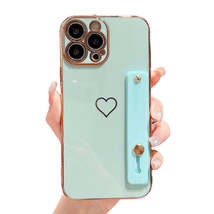 Anymob iPhone Case Gummy Light Green Universal Heart Space Holder Phone Cover - £21.60 GBP