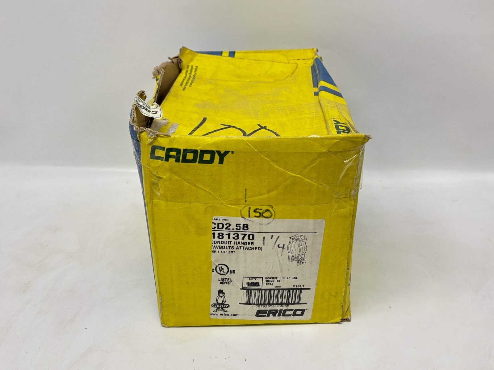 125PK nVent CADDY CD25B Conduit Clamp, 1-1/4" EMT, Steel, Zinc-Plated Item image 3
