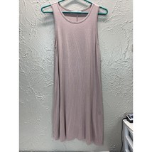 Double Zero Sporty Tank Dress Pink Sleeveless Shift Casual Womens Size M... - $371.56 MXN