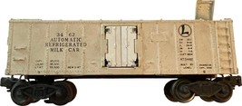 Vintage Lionel #3462 “O” Gauge Automatic Refrigerated Milk Car w/Milk Man - $39.99
