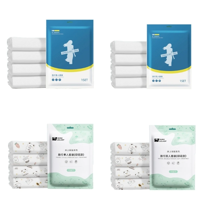Disposable Bed Sheets Travel Set Bedding Cover for Hotel Non-woven Fabric - $19.99+