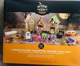 Ship N 24 Hours. New-Hyde/Eek Mini Chocolate Cookie Village Kit with 3 H... - $29.58