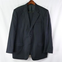 Mantoni 44R | 36 x 30 Navy Blue Stripe Made in Italy Wool Mens Suit - $59.99