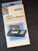 Sima VHS-C Video Cassette Adapter SCA-P Brand New Sealed - $29.92