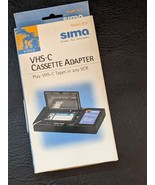 Sima VHS-C Video Cassette Adapter SCA-P Brand New Sealed - $553.80 MXN