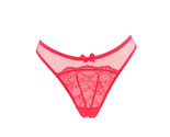 L&#39;AGENT BY AGENT PROVOCATEUR Womens Thongs Lace Sheer Floral Pink Size S - $19.39