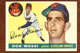 Vintage Baseball Card Topps 1956 #39 Don Mossi Pitcher Cleveland Indians C - £7.71 GBP