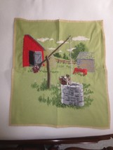 Unused THE OLD OAKEN BUCKET Crewel Embroidery PICTURE  - Fits 16&quot; x 20&quot; ... - £9.59 GBP