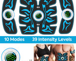 Ems Abdominal Toning Trainer Workout Muscle Abs Stimulator Toner Fitness... - $40.99