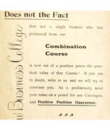 1906 Shaw Business College Advertisement Maine Portland Bangor Augusta E17H - €21,45 EUR