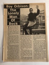 Roy Orbison Vintage Magazine article double sided Lonely Man Of Rock - $6.92
