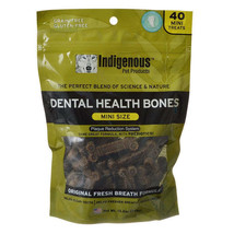 Indigenous Dental Health Mini Bones: Fresh Breath Formula for Smaller Br... - £24.81 GBP+