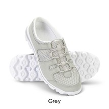 Hammacher Lady&#39;s Lightweight Travel Slip Ons Size 7 color grey Shoes PROPET - $66.45