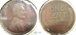 Lincoln Wheat Penny 1923  VG - $2.25