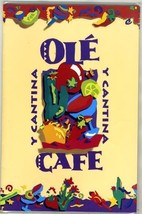 Ole Cafe Y Cantina Menu 1997 El Torito Restaurants  - £17.12 GBP