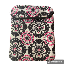 Thirty One Tote A Tablet Sleeve Case Pink Pop Print 8 x 10 Soft Pocket - £7.79 GBP
