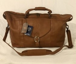 Links and Kings “The Open” British Open Leather Duffle Bag 20”x 13”  New W/Tags - £394.76 GBP
