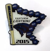 Eastview Lightning 12U Fastpitch Softball Pin Metal &amp; Enamel 2015 - £12.53 GBP