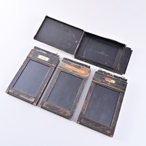 Graflex 2 1/4 x 3 1/4 (2x3) Film Pack Adapter with 3-Pack of Wood Film Holders - £18.70 GBP