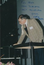 Karl Alex Muller Swiss Physicist Nobel Prize Collection Hand Signed Photo - £31.59 GBP