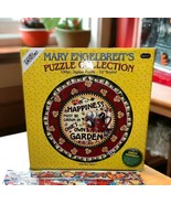 Mary Engelbreit Puzzle Collection 100 Piece 10&quot; Round New Sealed &quot;Garden... - $24.74