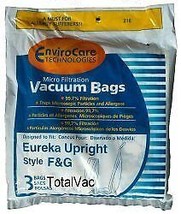 Eureka Vacuum Style F&amp;G Bags - 3 Micro-Filtration Bags - £6.27 GBP