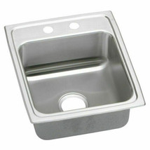 Elkay LRAD1522502 Gourmet (Lustertone) Stainless Steel Single Bowl Sink - £260.59 GBP