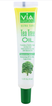 VIA NATURALS TEA TREE OIL THERAPEUTIC BODY HAIR SCALP - SAME-DAY FREE SHIP - £6.17 GBP