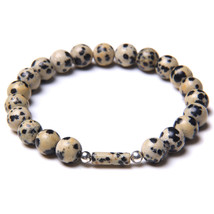 Natural Bloodstone Beads Bracelet Round 8mm Energy Tiger Eye Stone Beaded Charm  - £11.33 GBP