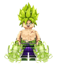 KLIVT Toy Gift Anime Dragon Ball Z Broly KF1692 Minifigure  - £3.47 GBP