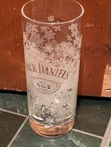 1 Jack Daniels 6.25" Snowflake Covered Small Glass *Pre-Owned* or2 - $12.99