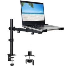 Laptop Desk Mount, Single Laptop Computer Mount With Vented Tray For 1 Notebook  - £53.14 GBP