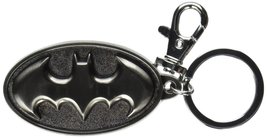 DC Batman Logo Pewter Keyring Silver, One Size - $11.38