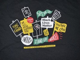 Starbucks Employees Black Lives Matter Stand Together T-Shirt Fits Like ... - $19.79