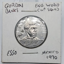 England World Cup Mexico 70 squad Gordon Banks ~ ESSO ~ circulated - £7.81 GBP