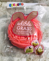 Galery-Strawberry Flavored Ediable Grass-1 oz Bag-Easter - £6.87 GBP