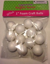 12 Pack 1&#39;&#39; Foam Craft Balls - $6.35