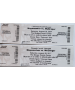 Mayweather vs McGregor Aug 26 2017 closed circuit Ticket Stub Mirage Las... - $208.12 MXN