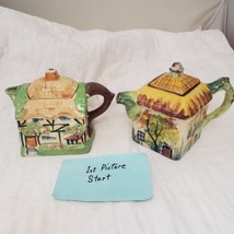 Torquay Pottery Ceramic Hand Painted Cottage Ware Made in Japan Teapot - £11.63 GBP