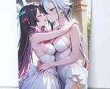 Columbina Arlecchino Waifu Card Anime Girl Wall Art Oversized Board A5 - $22.76
