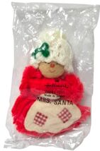 Hallmark Vintage Mrs Santa code QX1251 1970s Christmas Yarn Ornament  NE... - $14.84