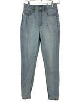 Banana Republic Factory High Rise Skinny Jeans Size 2 Light Wash Blue Denim - £10.56 GBP